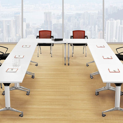 Support customization Classic Modern Design Foldable Office Desk Large Training Room Furniture Home School Office Training Classes Panel Wood Style