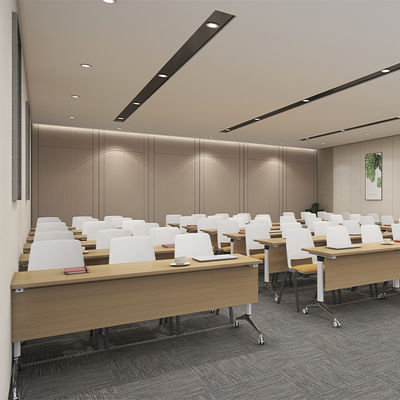 Support customization Classic Modern Design Foldable Office Desk Large Training Room Furniture Home School Office Training Classes Panel Wood Style
