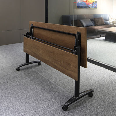 Dark Series Design Support customization Movable Foldable Office Desk Large Training Room Furniture Modular Wooden Board Style Homeschool Office