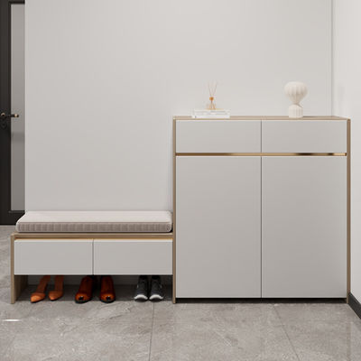 Support customization Modern Open Wardrobe With Upper Storage and Lower Shoe Storage Folding Furniture for Home and Hotel Bedroom Use