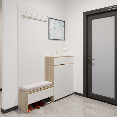 Support customization Modern Open Wardrobe With Upper Storage and Lower Shoe Storage Folding Furniture for Home and Hotel Bedroom Use