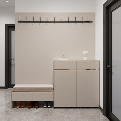 Support customization Modern Open Wardrobe With Upper Storage and Lower Shoe Storage Folding Furniture for Home and Hotel Bedroom Use