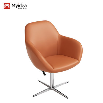 Support customization Height-Adjustable Office Swivel Chair Made Durable Leather Available Various Colors Sturdy PP Metal Construction Receiving