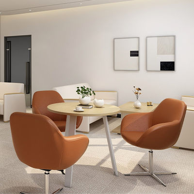 Support customization Height-Adjustable Office Swivel Chair Made Durable Leather Available Various Colors Sturdy PP Metal Construction Receiving