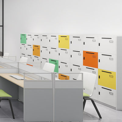 Contemporary Steel Office File Cabinet With Lock Modern Design for Multi-User for Bedroom Kitchen Outdoor School Gym Storage Support customization