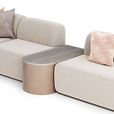 Support customization Nordic Minimalism Sofa Set for Office/Bedroom Innovative Arc Fabric for Traditional Living Apartment or Villa Use