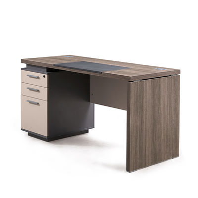 Modern Single-Person Wood Study Desk Support customization With Storage Drawers Locks for School or Company Office Use