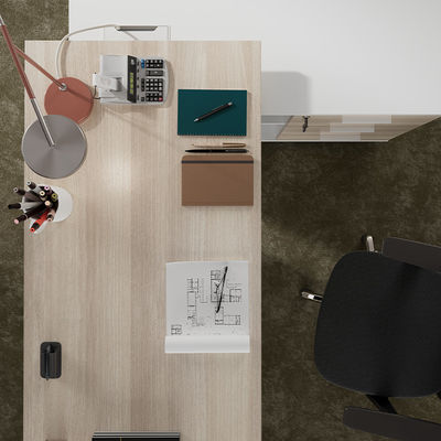 Series Office Desk Square Steel Legs customization Large Boss Supervisor Manager's Desk Includes Additional Cabinet Panel Furniture