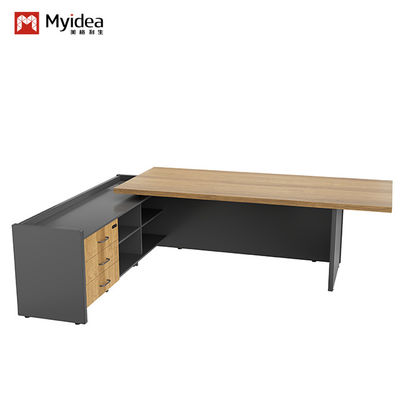 Support customization Modern Office Boss Table And Chair Combination Large Shift Desk For Single Person