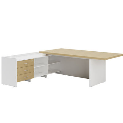 Support customization Modern Office Boss Table And Chair Combination Large Shift Desk For Single Person