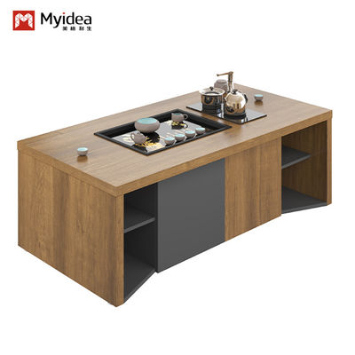 Support customization Ergonomic Office Furniture Myidea Office Coffee Table with Tea Tray and Kung Fu Tea Table Free Shipping