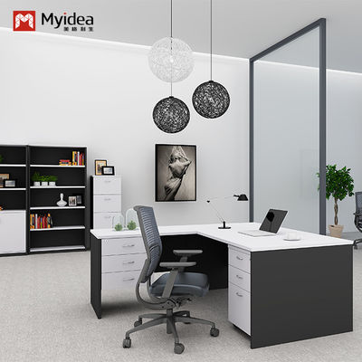 Support customization Classic Executive Desk with Cabinets, Drawers, File and Data Storage, Company Computer, Office Desk, Manager's Desk