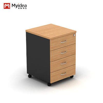 Support customization Combination Lockable Fixed Cabinet for Office, Simple Desk Edge Low Cabinet with Drawers for Storing Items