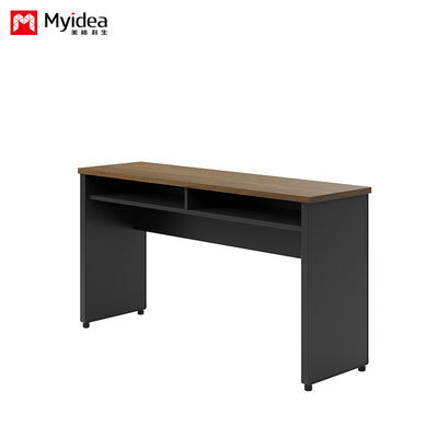 Company staff training desk with adjustable height legs, long strip office desk with drawers for storing materials, conference table