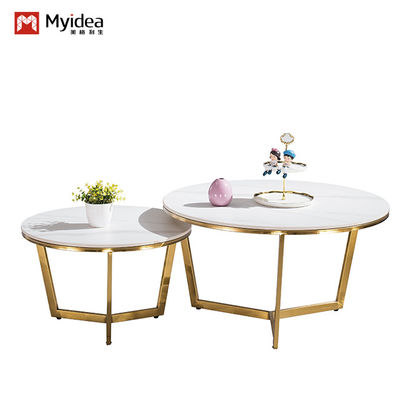 Contemporary Minimalist Metal Style Coffee Table Small Modern Rock Plate Rack Living Room Bedroom Hotel Home Support customization