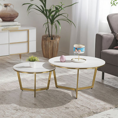 Contemporary Minimalist Metal Style Coffee Table Small Modern Rock Plate Rack Living Room Bedroom Hotel Home Support customization