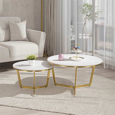 Contemporary Minimalist Metal Style Coffee Table Small Modern Rock Plate Rack Living Room Bedroom Hotel Home Support customization