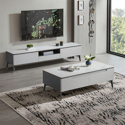 Modern Factory Custom-Made Low TV Stand Coffee Table Practical Home Furniture Storage Living Room Hotel Use Wood Panel Style Support customization