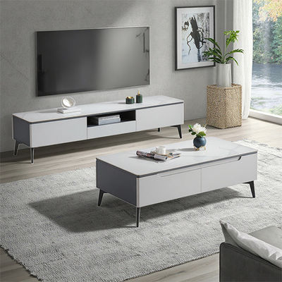 Modern Factory Custom-Made Low TV Stand Coffee Table Practical Home Furniture Storage Living Room Hotel Use Wood Panel Style Support customization