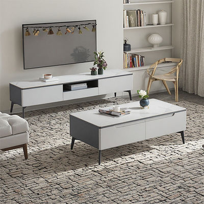 Modern Factory Custom-Made Low TV Stand Coffee Table Practical Home Furniture Storage Living Room Hotel Use Wood Panel Style Support customization