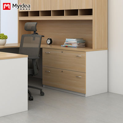 Company Storage Cabinet, Office Furniture, Two-Layer Handle With Lock, File Cabinet Can Be Customized In Size