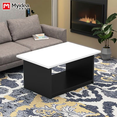 Customized Office And Home Coffee Table, Panel Coffee Table, Hollowed Out Design For Storage, Modern Living Room Table