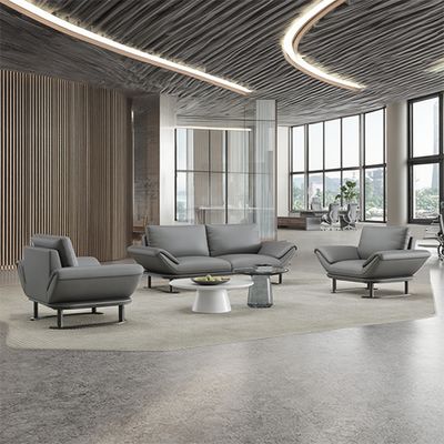 Office Sofa, Business Sofa, Reception Sofa, Office Sofa, Three-Seater Combination Sofa, Modern Guest Sofa