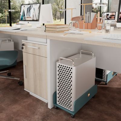 New Staff Office Desk And Chair Combination, Simple And Modern, Staff Desk Computer Desk 4/6/2, Double 4-Person Desk