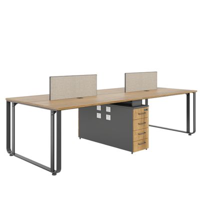 Myidea Industrial Style Office Desk Staff Workstation Screen Office Workstation Combination Simple and Modern