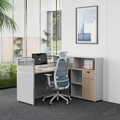 Customization Myidea Staff Desk with Storage Cabinet, Screen Style, Single Seat, Simple and Modern Office, Computer Desk