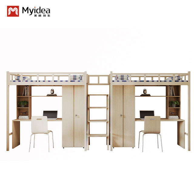 4000 X 900 X 2120mm customization Modern Furniture For School Bunk Bed With Stairs