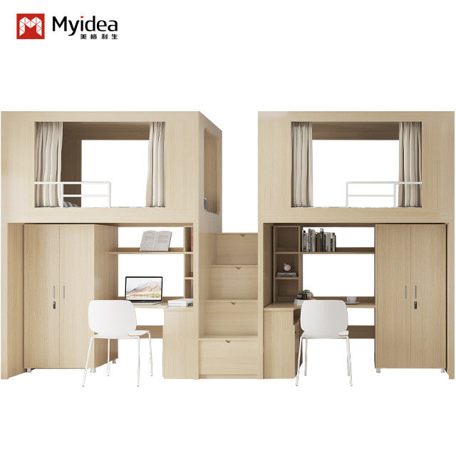 Modern Bedroom Furniture Bunk Bed Children Beds With Stairs And Storage Layers Support customization