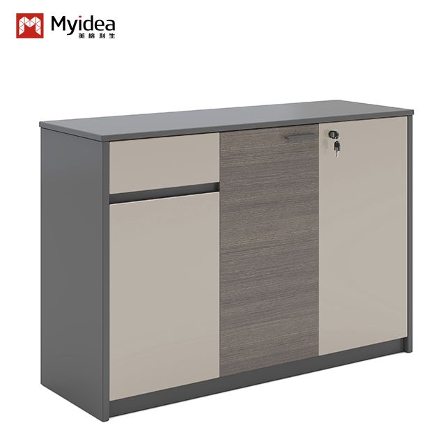 Company Leisure Area, Fashionable Tea Water Cabinet, Board Type Storage, Document Items, Low Cabinet, Practical Office, Wall Mounted, Floor Standing Cabinet