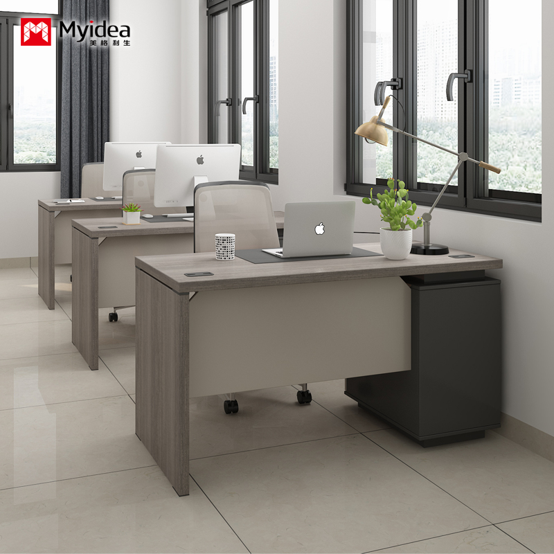 Modern Minimalist Office Desk for Storage, Practical Computer Desk, single-sided Staff Screen Desk